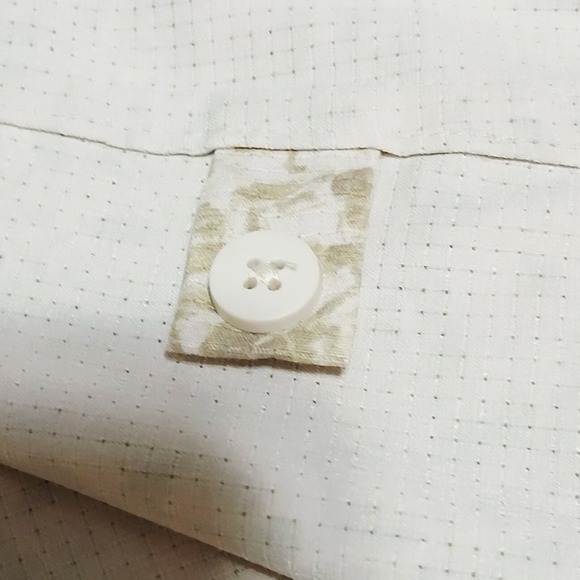 Lululemon Mens Short SleeveButton Up Shirt Abstract Print Live inPractice SizeM‎ - Picture 8 of 8